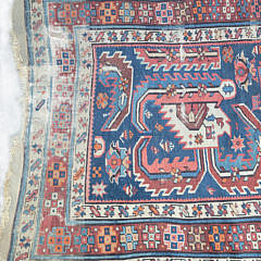 Antique Caucasian Kuba Kazak Carpet, circa 1880