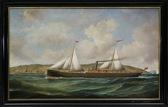 40-4218 Samuel H. Fyfe Portrait of the Steam-sail Yacht Lady Ailsa A_MG_0463