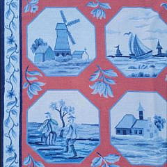 Diamond & Baratta for Stark Carpet “Delft China” Needlepoint Carpet