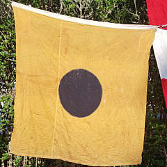 Group of Eight World War II U.S. Navy Nautical Signal Flags