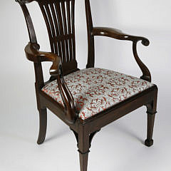 1-4936 Georgian Mahogany Armchair A_MG_2048