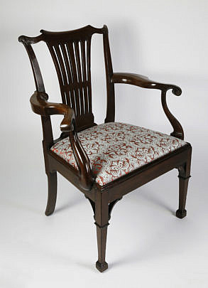 1-4936 Georgian Mahogany Armchair A_MG_2048