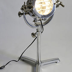 Chromed Metal Naval Morse Code Replica Light