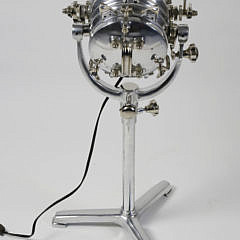 Chromed Metal Naval Morse Code Replica Light