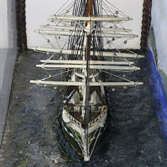 Diorama of the Clipper Ship Sobraon, late 19th Century