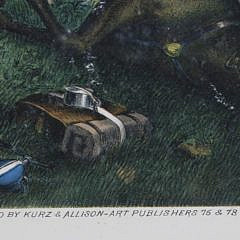 “Battle of Cedar Creek” (Virginia) Chromolithograph, 1890