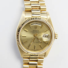 113-4962 Rolex Oyster Perpetual Day-Date Watch 18K A_MG_3154