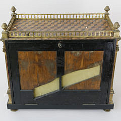 Louis XVI Ormolu-mounted Tortoiseshell, Parquetry and Ebonized Wood Music Box