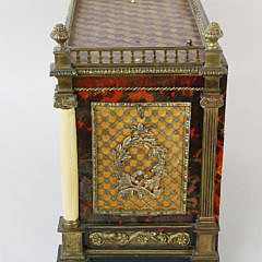 Louis XVI Ormolu-mounted Tortoiseshell, Parquetry and Ebonized Wood Music Box