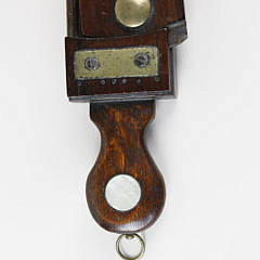 Brass Mounted Rosewood Ship Captain’s Razor Case, late 19th Century