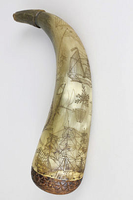 132-4962 Folk Art Powder Horn A_MG_3228