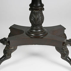 American Classical Mahogany Games Table, circa 1840