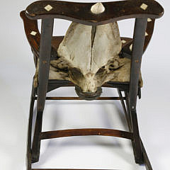 One of a Kind Whaler Made Nursing Rocker, circa 1850