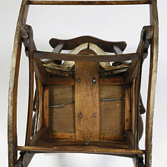 One of a Kind Whaler Made Nursing Rocker, circa 1850