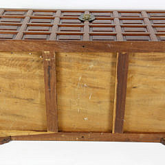 Chinese Export Burlwood Paneled Nanmu Wood Trunk Lined with Camphorwood