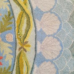 Claire Murray Floral Round Hooked Rug