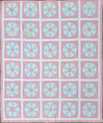 1696-54 Dresden Plate Quilt A 20210621_124020