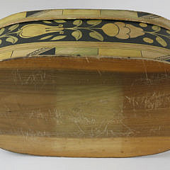 Tony Sarg Lithograph Decorated Oval Band Box, circa 1935