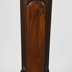 Centennial Inlaid Mahogany Grandmother’s Clock, circa 1880-1900