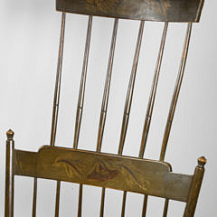 American Decorated Comb-back Windsor Rocker, circa 1810