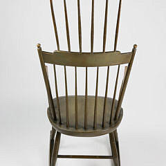 American Decorated Comb-back Windsor Rocker, circa 1810