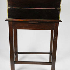 Regency Gentleman’s Rosewood Writing Box on Custom Stand, circa 1830