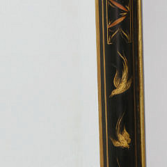 William and Mary Style Chinoiserie Decorated Divided  Light Hall Mirror