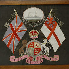 HMS Minotaur Commemorative Silkwork Picture