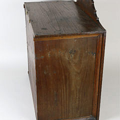 Maritime Carved and Inlaid Hanging Cabinet, circa 1880