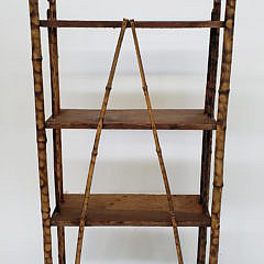 Vintage 4-Tier Bamboo Etagere Sheet Music Stand