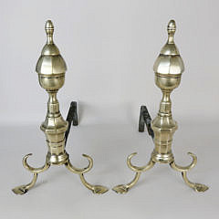 2280-955 Philadelphia Brass Andirons A_MG_3533