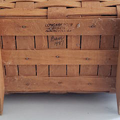 Vintage Longaberger Nantucket Decorated Picnic Basket