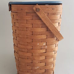 Vintage Longaberger Nantucket Decorated Picnic Basket