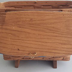 Vintage Longaberger Nantucket Decorated Picnic Basket