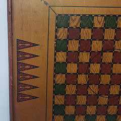 Antique Archarena Combination Star Game Board