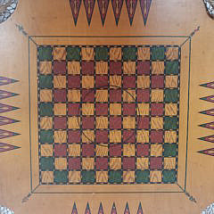 Antique Archarena Combination Star Game Board