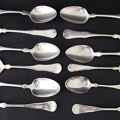 2492-955 Coin Silver Spoons A