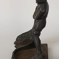 Gift House New York Antique Bronze Figural Mariner Doorstop