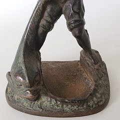 Gift House New York Antique Bronze Figural Mariner Doorstop