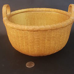 George Davis Ceramic Nantucket Lightship Basket 1985