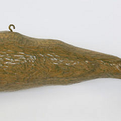 Carved and Painted Contemporary Full Body Sperm Whale