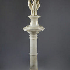 287-4621 Italian Alabaster Domed Lamp A_MG_2380