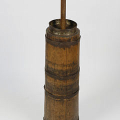 Iron Bound Wooden Butter Churn