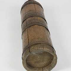 Iron Bound Wooden Butter Churn