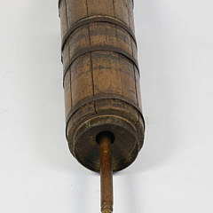 Iron Bound Wooden Butter Churn