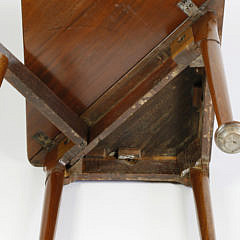 Early George III Mahogany Envelope Table, mid 18th Century