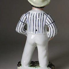 Staffordshire Figure of a Standing Sailor, 19th Century