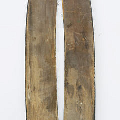 Pair of Carved and Gilt Ship’s Rake Boards, circa 1840-1850