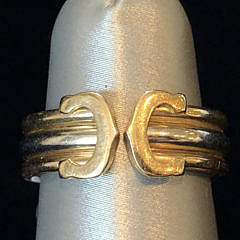 Cartier 18k Yellow and White Gold Ring