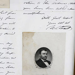 President Ulysses S. Grant Handwritten Note